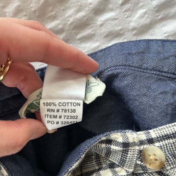 Ellen Orkin Vintage Plaid 100% Cotton Wrap Style Maxi Skirt - Picture 8 of 8